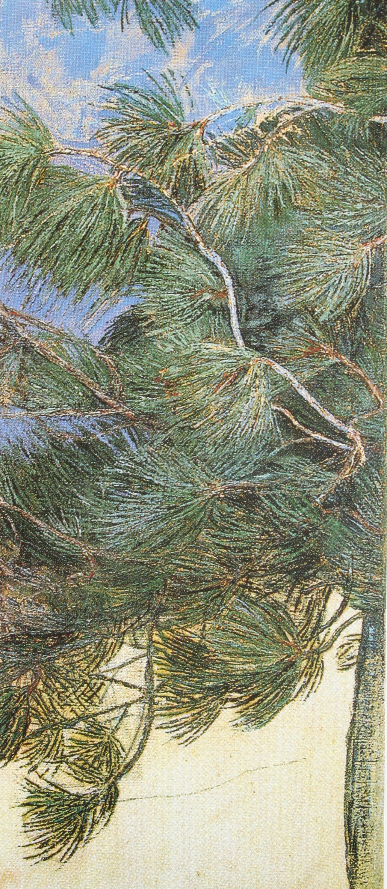 Arvenzweig (1897) - Giovanni Segantini Tablo