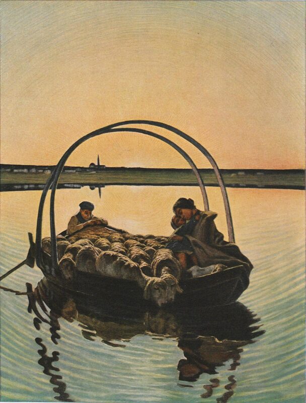 Ave Maria a Trasbordo - Giovanni Segantini Tablo