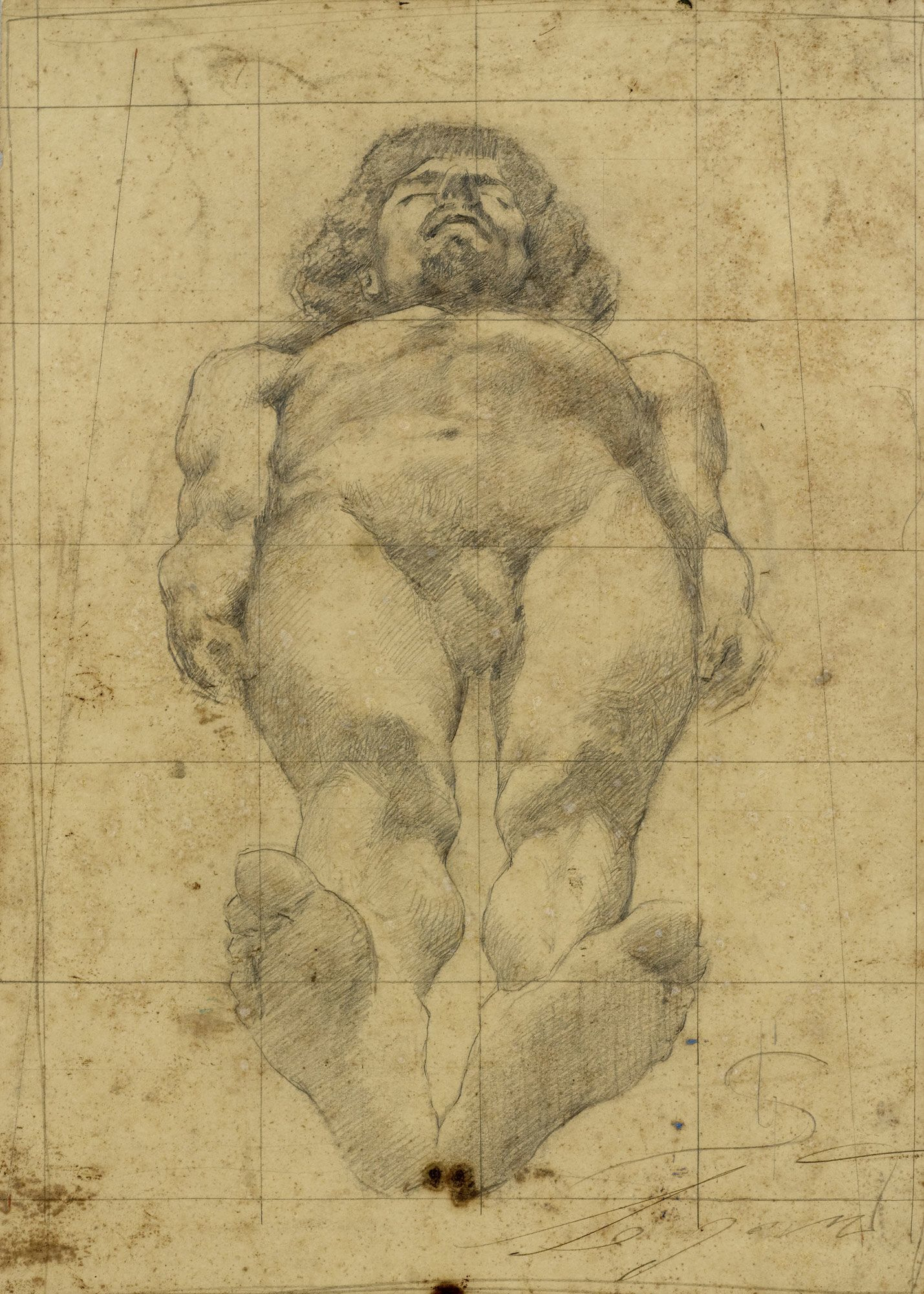 Dead hero (1878) - Giovanni Segantini Tablo