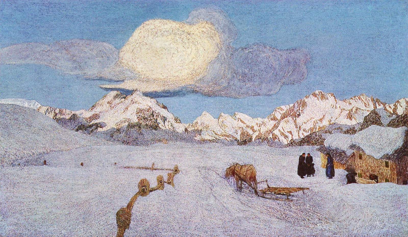 Death (1899) - Giovanni Segantini Tablo