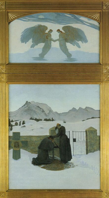 Glaubenstrost - Giovanni Segantini Tablo