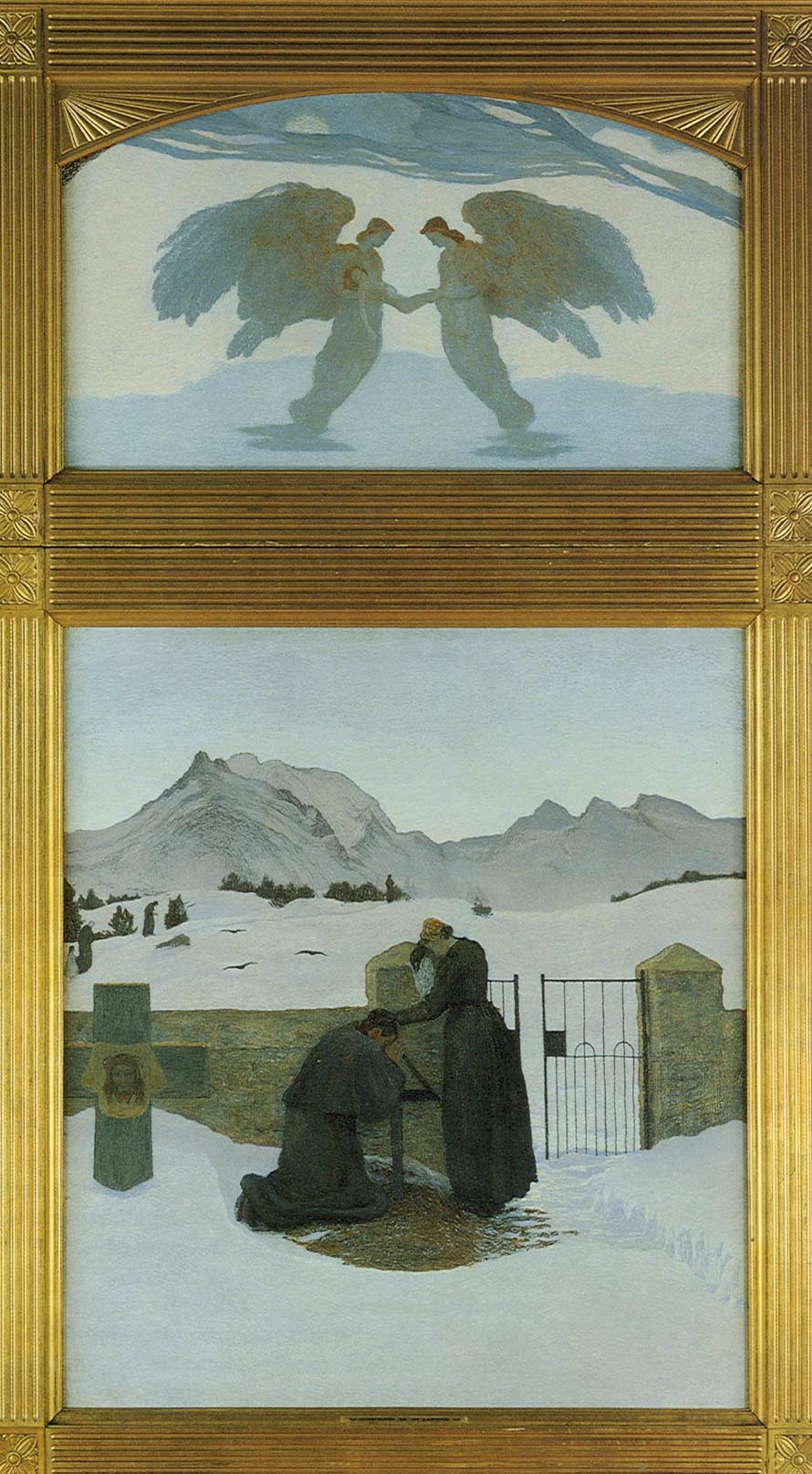 Glaubenstrost - Giovanni Segantini Tablo