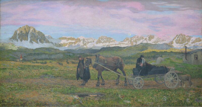 Ritorno Al Paese Natio (1895) - Giovanni Segantini Tablo