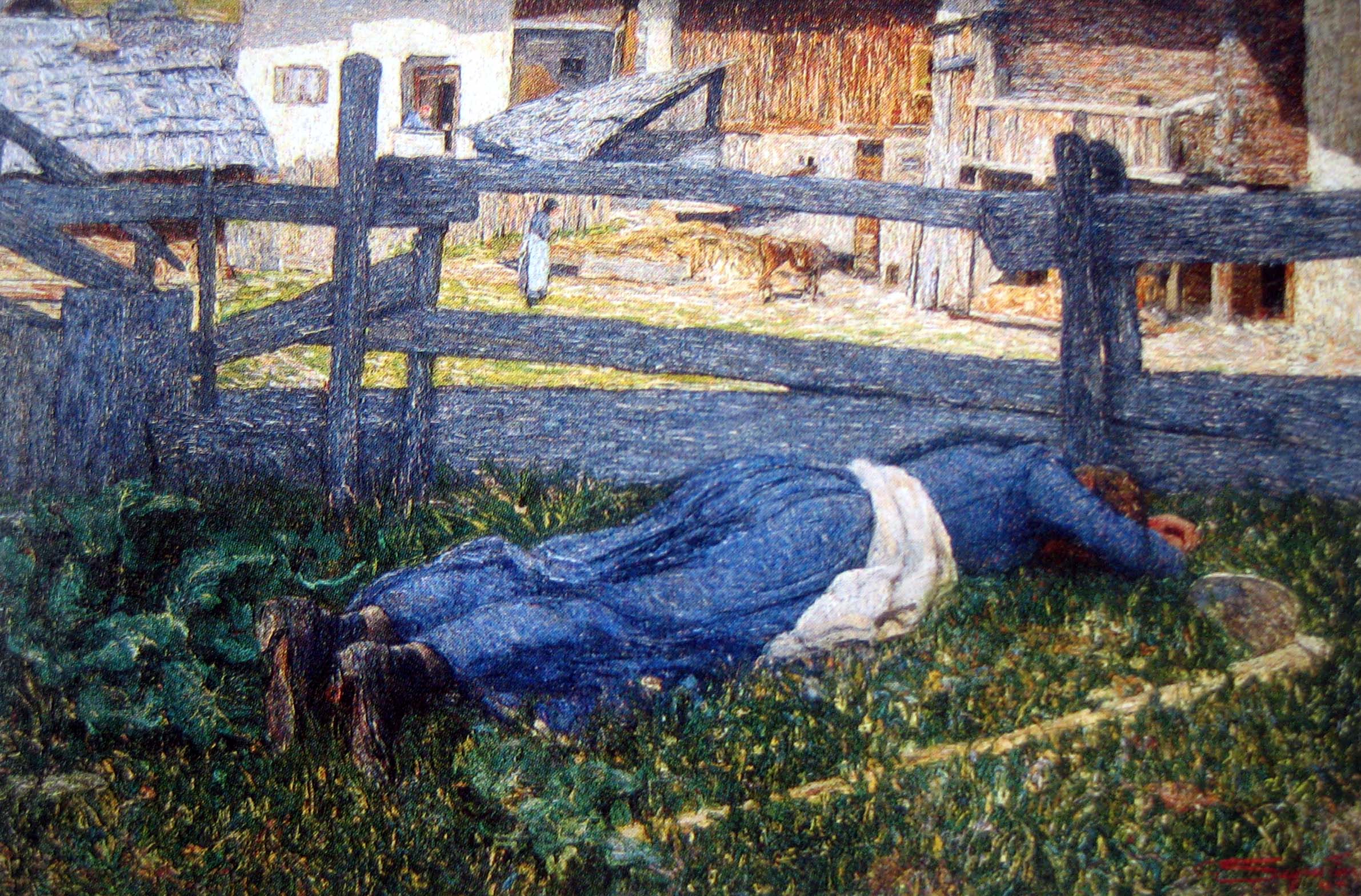Ruhe Im Schatten (1892) - Giovanni Segantini Tablo