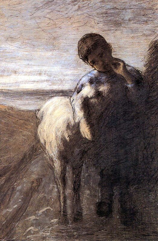 Shepherd boy with lamb (1885) - Giovanni Segantini Tablo