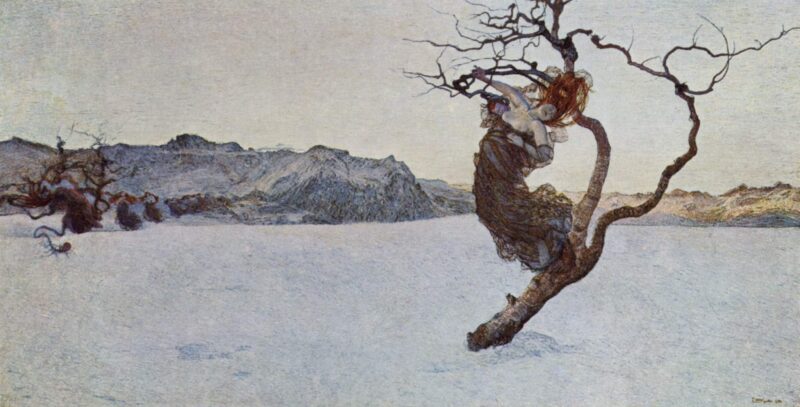 The Evil Mothers (1897) – Giovanni Segantini Tablo