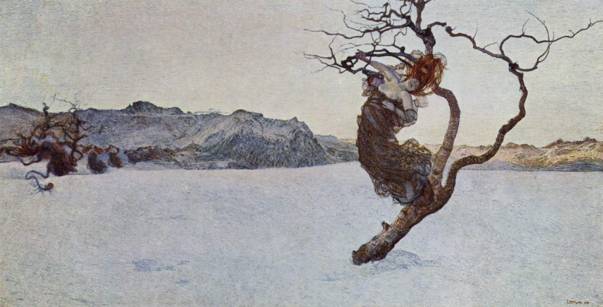 The Evil Mothers (1897) - Giovanni Segantini Tablo