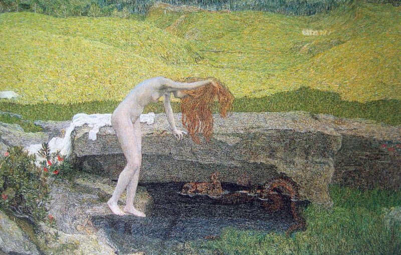Vanity (1897) - Giovanni Segantini Tablo