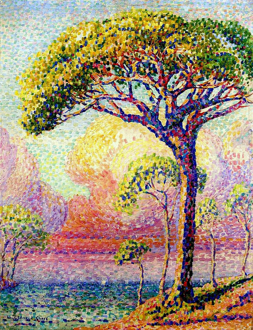 A Pine Tree (1905) - Henri-Edmond Cross Tablo