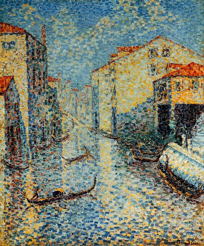 A Venetian Canal (1903) – Henri-Edmond Cross Tablo