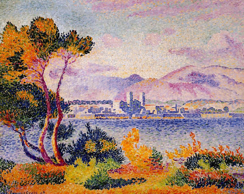 Antibes, Afternoon (1908) - Henri-Edmond Cross Tablo
