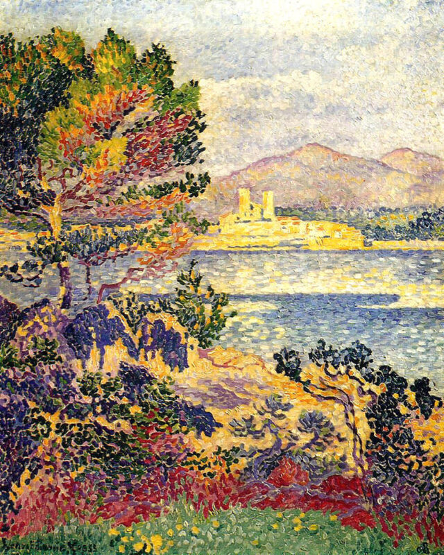 Antibes, Morning (1892) - Henri-Edmond Cross Tablo