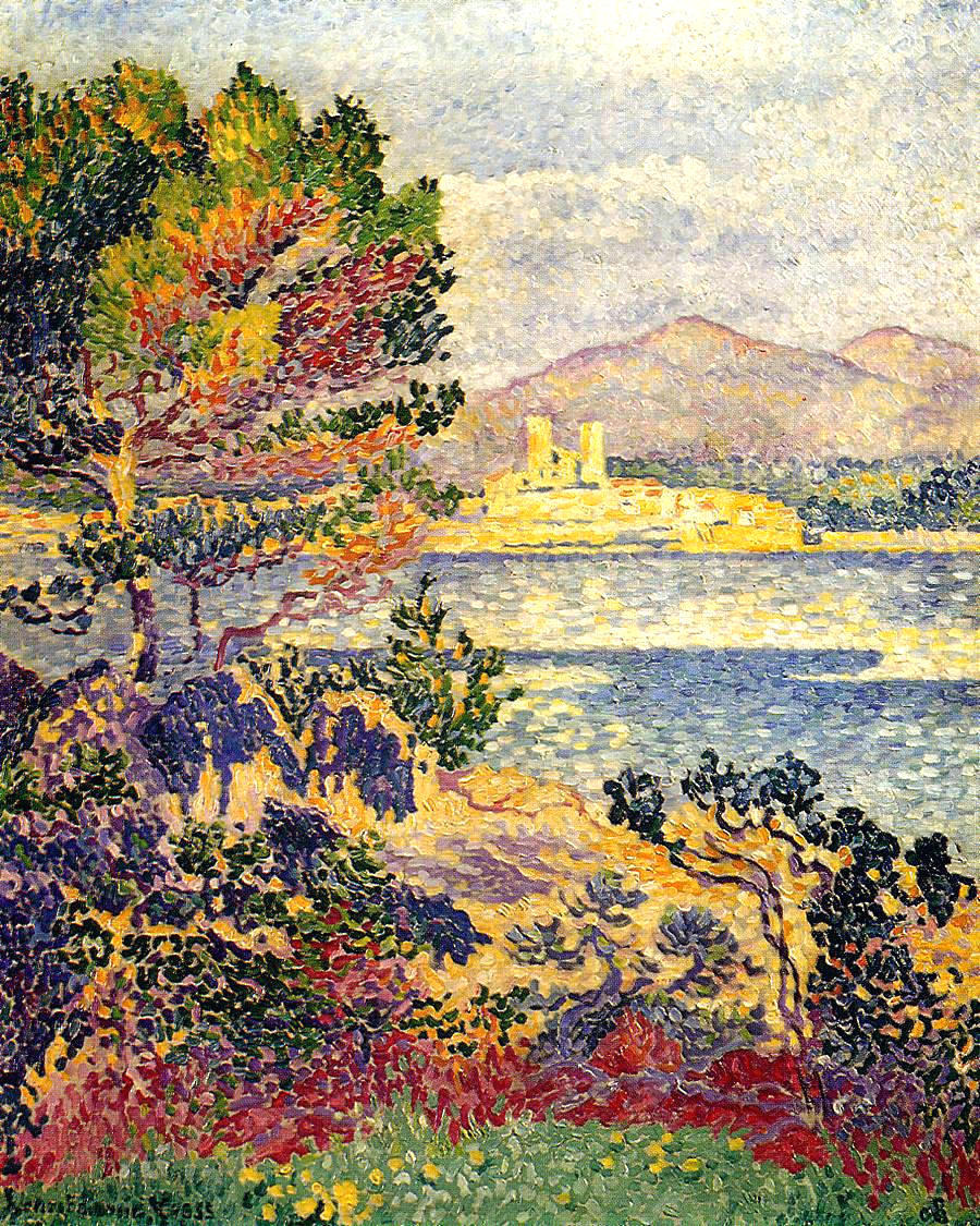Antibes, Morning (1892) - Henri-Edmond Cross Tablo