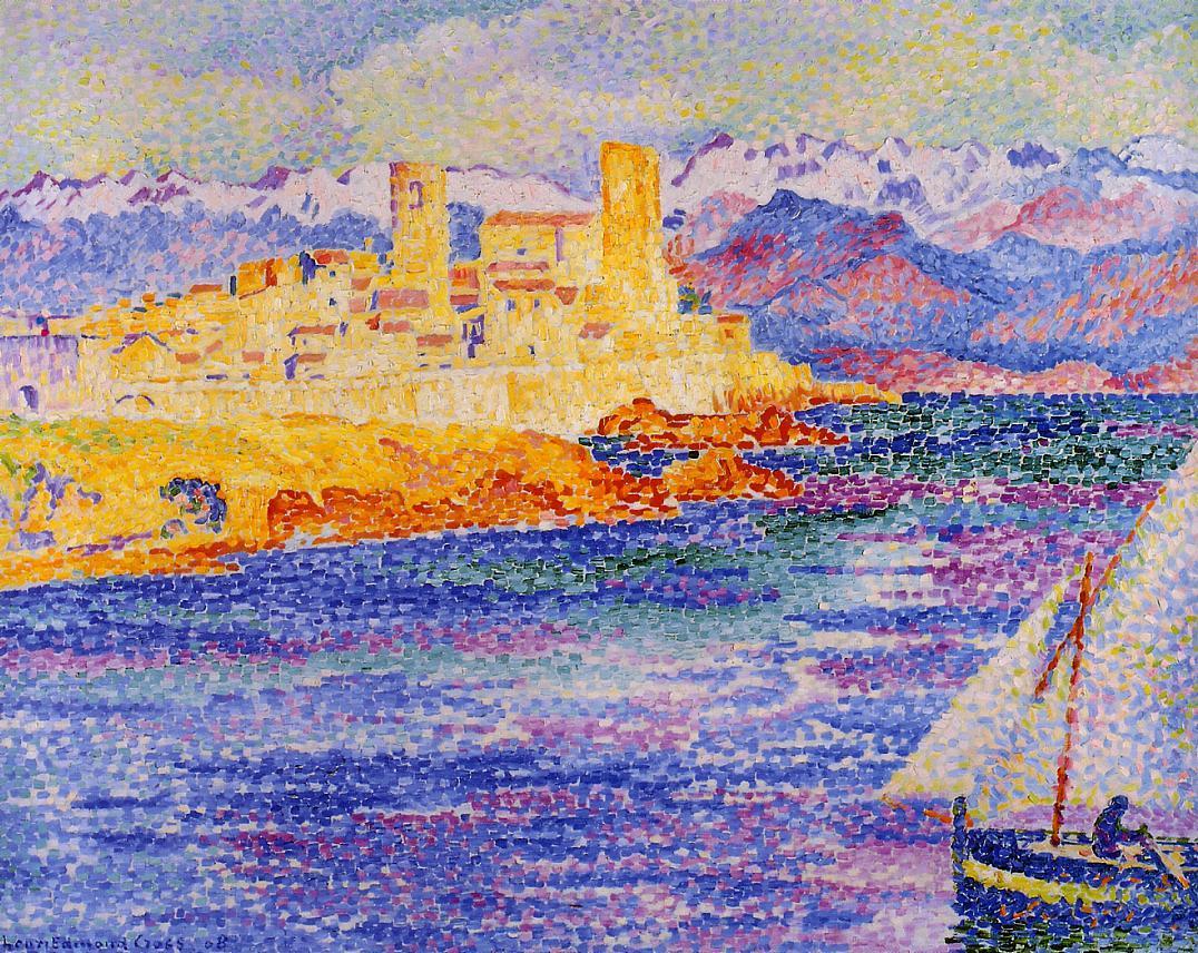 Antibes (1908) - Henri-Edmond Cross Tablo