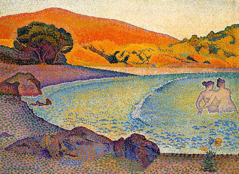 Bathers (1892) - Henri-Edmond Cross Tablo