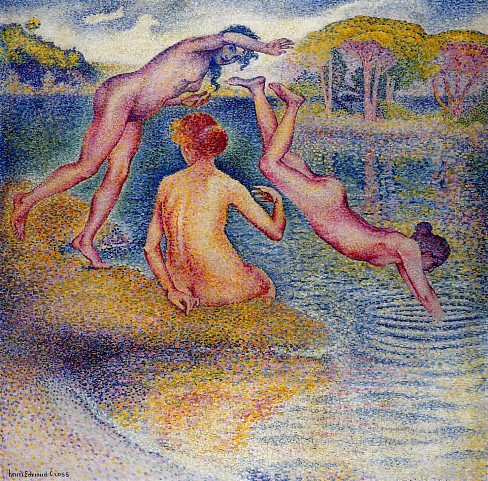 Bathers (1899) - Henri-Edmond Cross Tablo