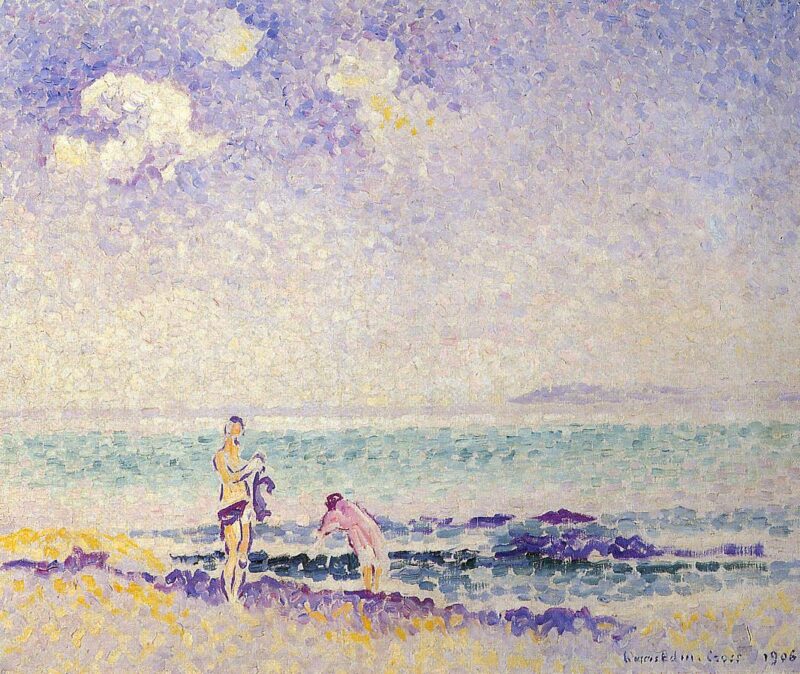Bathers (1906) – Henri-Edmond Cross Tablo