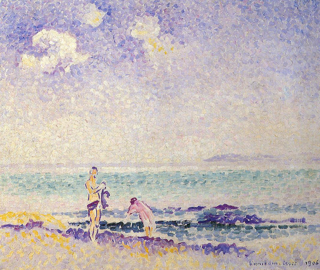 Bathers (1906) - Henri-Edmond Cross Tablo