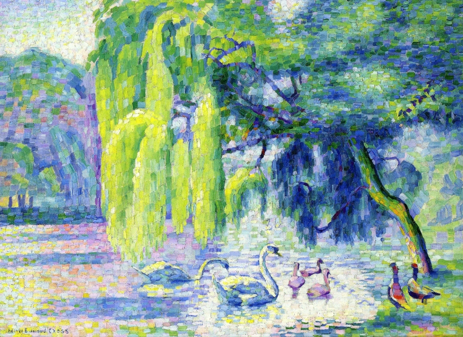 Family of Swans (1899) – Henri-Edmond Cross Tablo