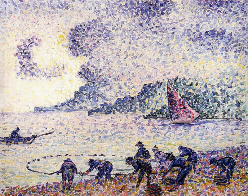 Fisherman (1895) - Henri-Edmond Cross Tablo