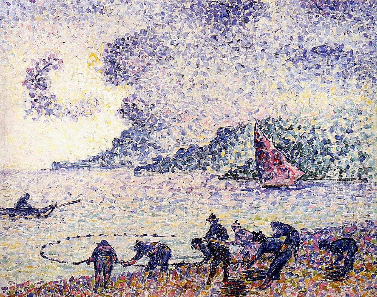 Fisherman (1895) - Henri-Edmond Cross Tablo