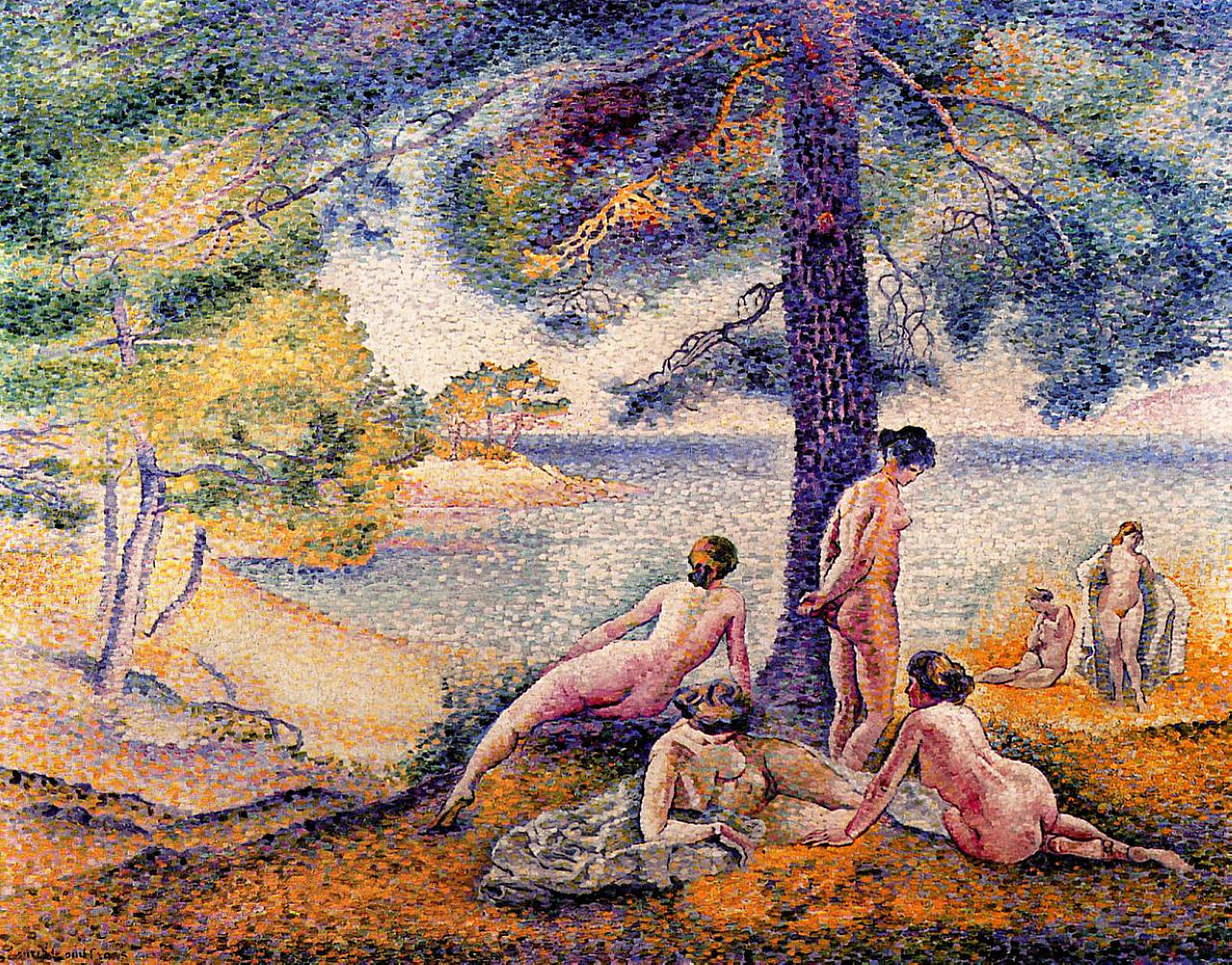 In the Shade (1902) - Henri-Edmond Cross Tablo