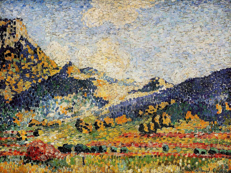Les Petits, Montagnes Mauresques (1909) - Henri-Edmond Cross Tablo