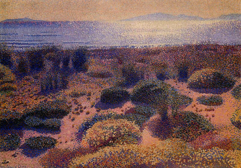 Plage de la Vignassa (1891) - Henri-Edmond Cross Tablo