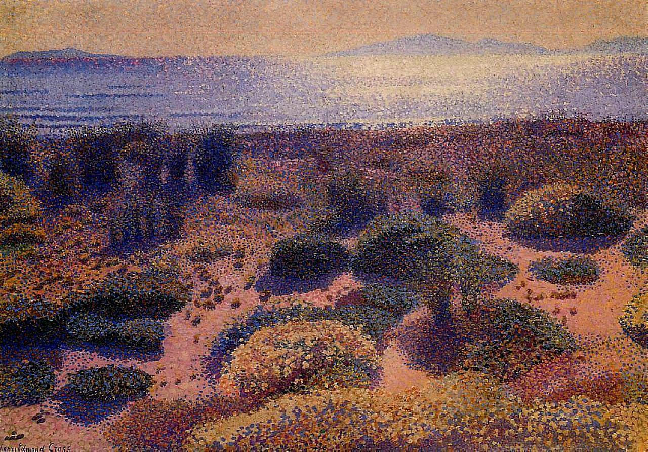 Plage de la Vignassa (1891) - Henri-Edmond Cross Tablo