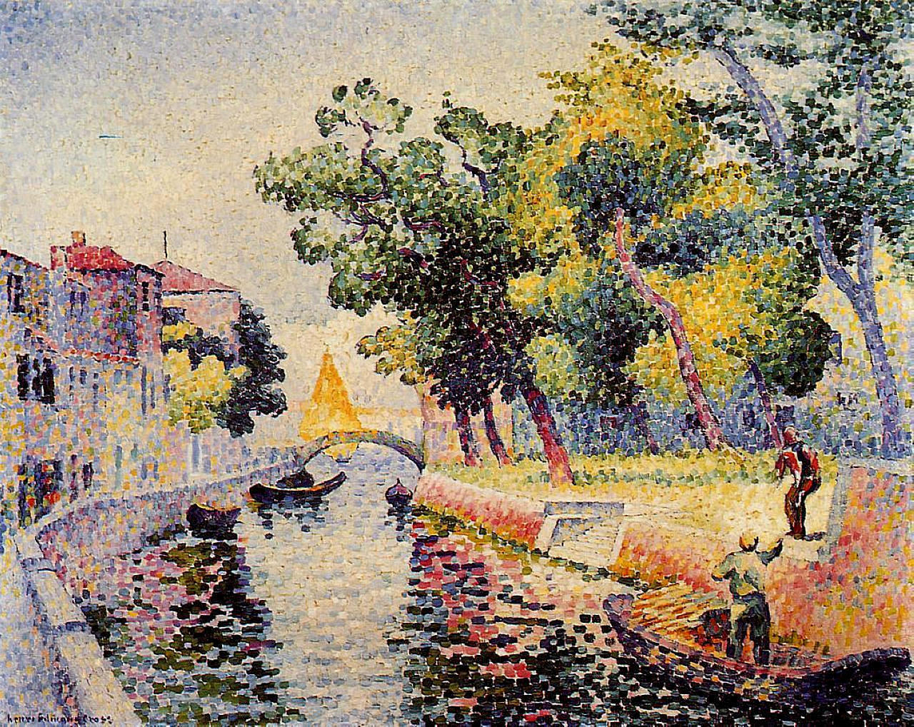 Ponte San Trovaso (1902) - Henri-Edmond Cross Tablo