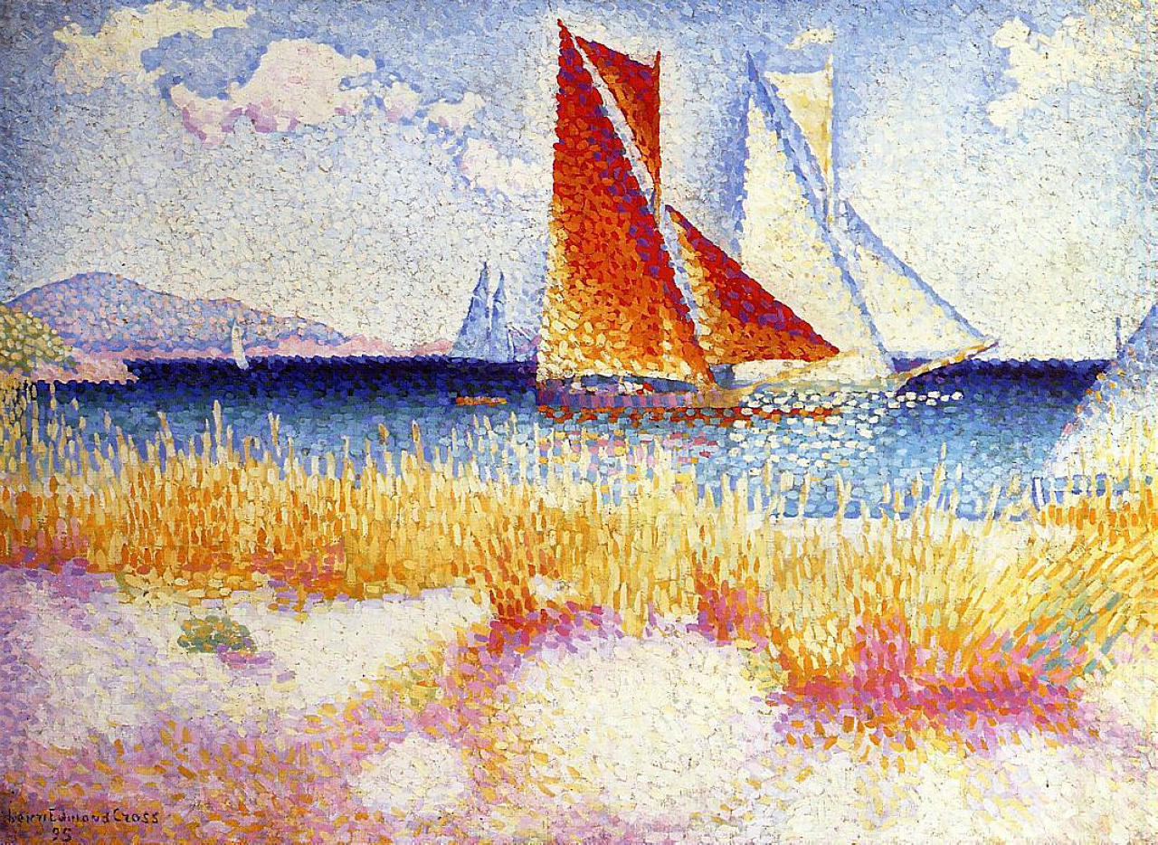 Regatta (1895) - Henri-Edmond Cross Tablo