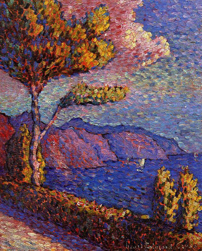 The Canal near St. Tropez – Henri-Edmond Cross Tablo