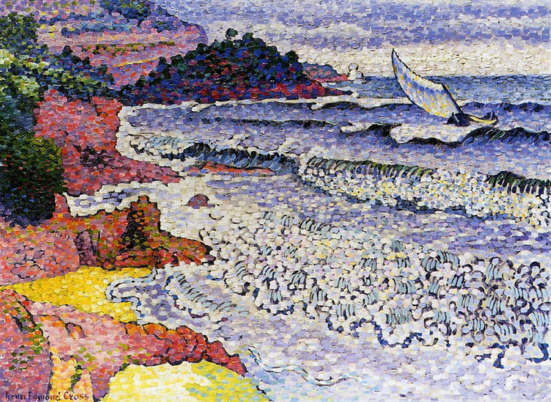 The Choppy Sea (1902) – Henri-Edmond Cross Tablo