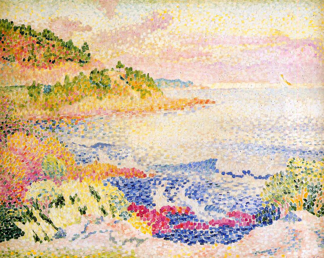 The Maures (1906) Henri-Edmond Cross tablo - Dekolata