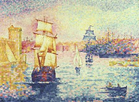 The Port of Marseilles (1909) – Henri-Edmond Cross Tablo