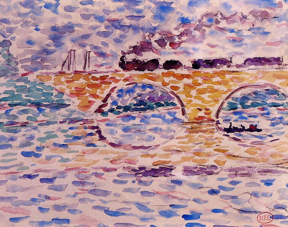 The Viaduct Henri-Edmond Cross tablo - Dekolata