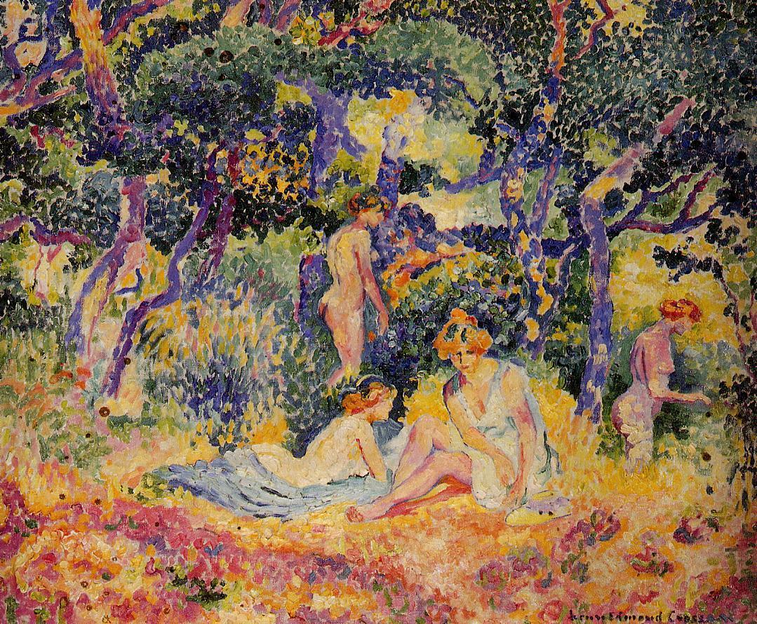The Wood (1906) – Henri-Edmond Cross Tablo