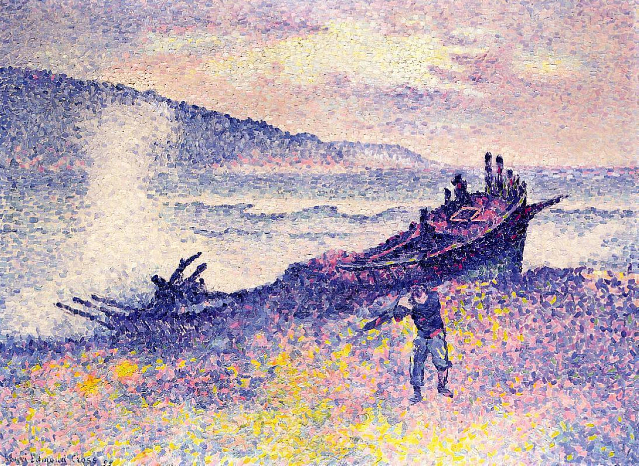 The Wreck (1899) Henri-Edmond Cross tablo - Dekolata