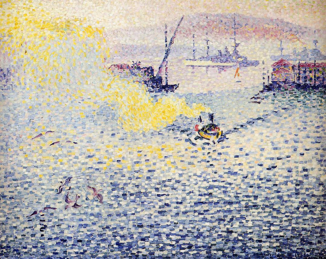 Toulon, Winter Morning (1906) – Henri-Edmond Cross Tablo