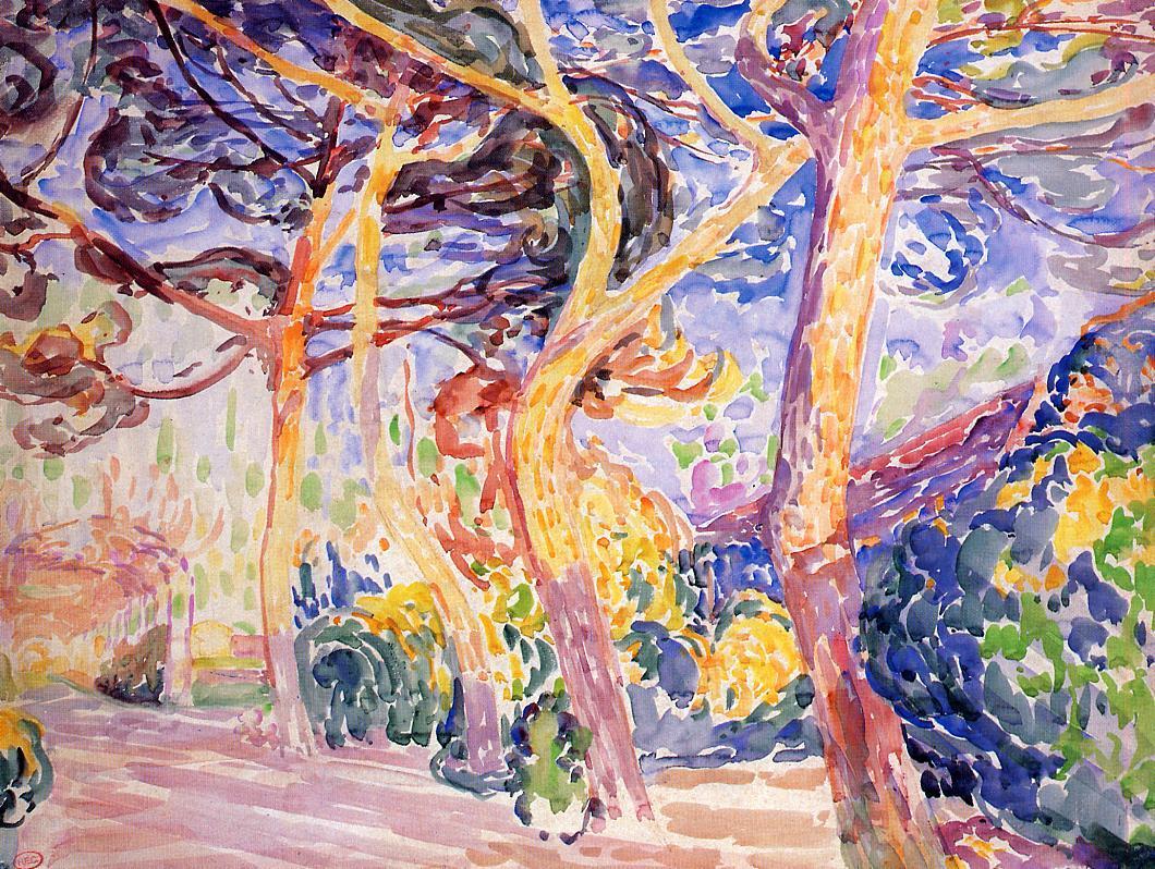 Under the Pines (1906) – Henri-Edmond Cross Tablo