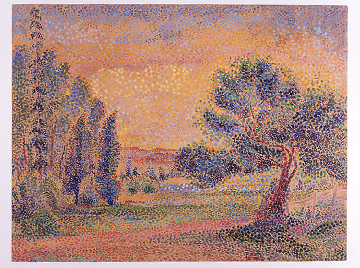 Landscape in Mâcon (1912) Hippolyte Petitjean tablo - Dekolata