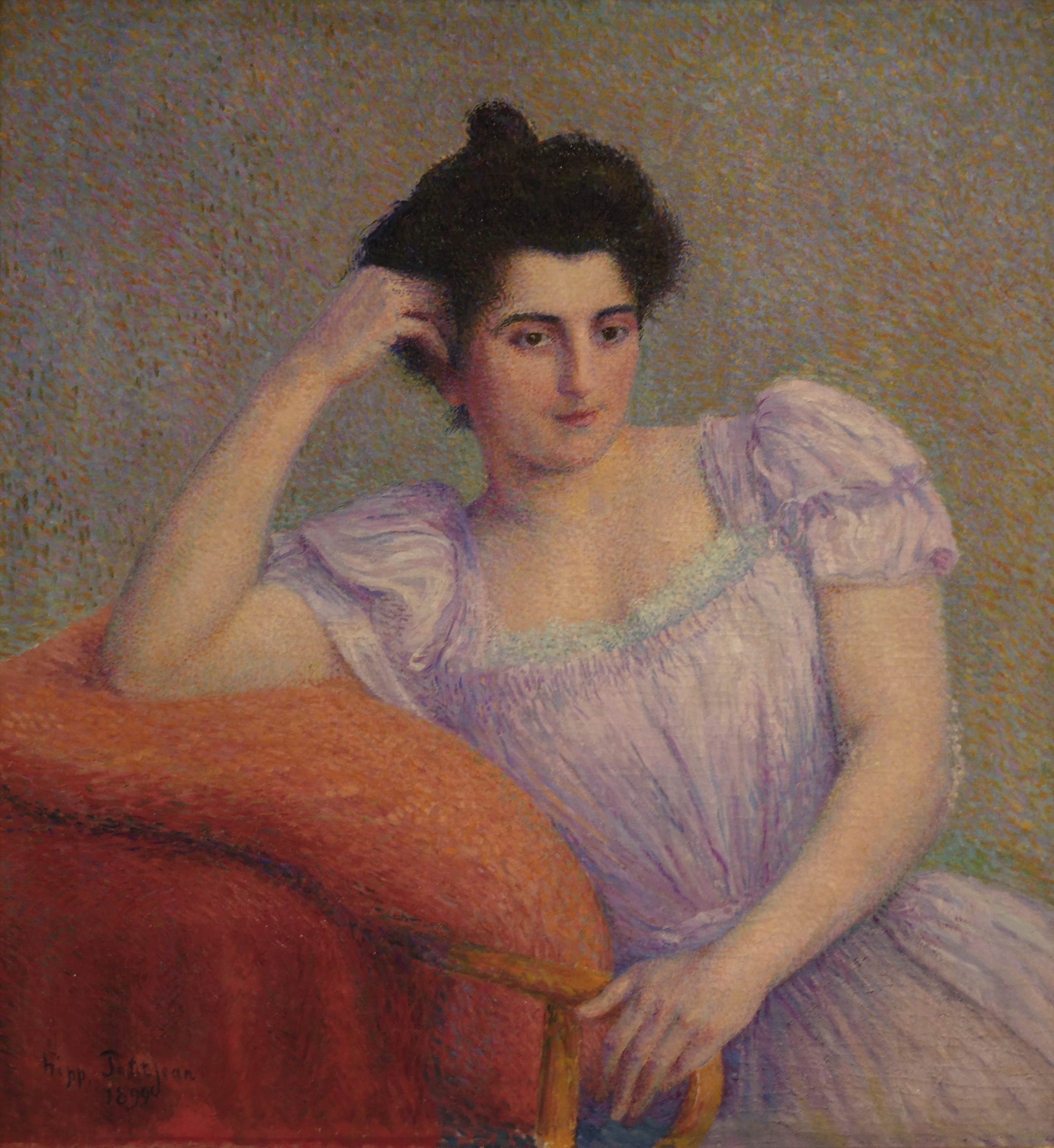Portrait of Madame Marthe (1899) Hippolyte Petitjean tablo - Dekolata