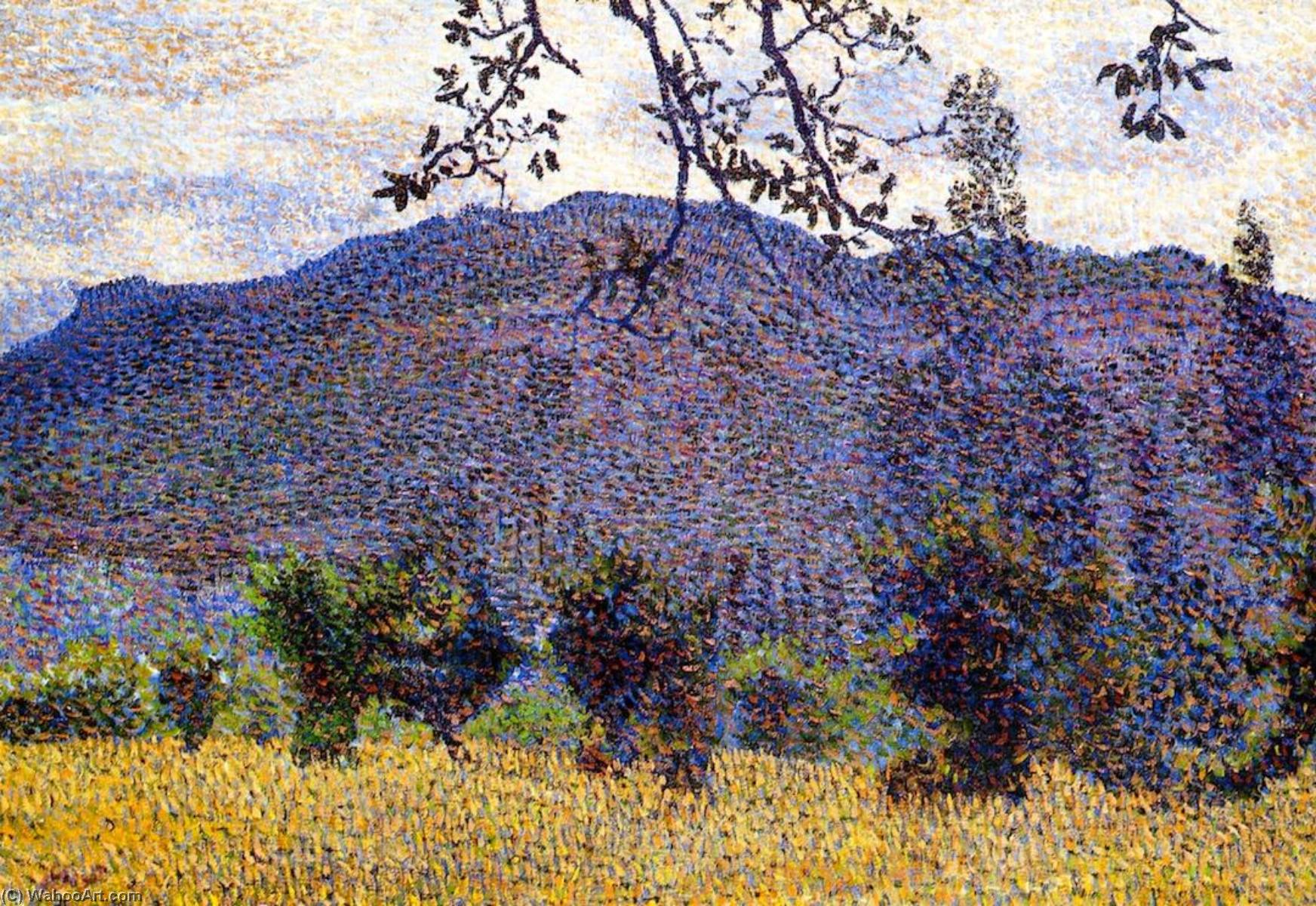 Mountain Landscape (1890) Louis Hayet tablo - Dekolata