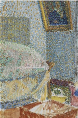 The Room (1888) Louis Hayet tablo - Dekolata