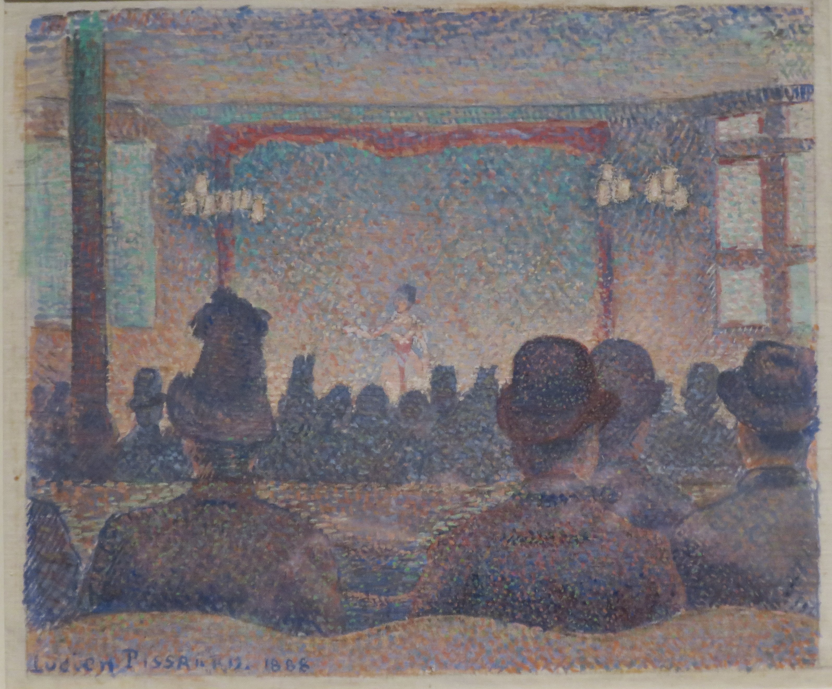 At the Café concert (1888) Lucien Pissarro tablo - Dekolata