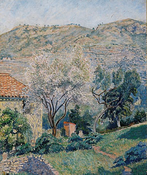 Brookleton Yulgreave (1900) Lucien Pissarro tablo - Dekolata