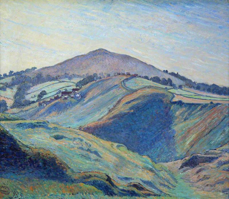 Cefn Bryn, Gower (1933) Lucien Pissarro tablo - Dekolata