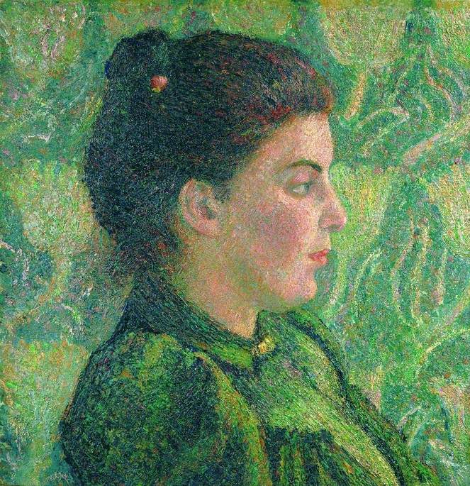 Esther Bensusan, the Artist's Wife (1893) Lucien Pissarro tablo - Dekolata