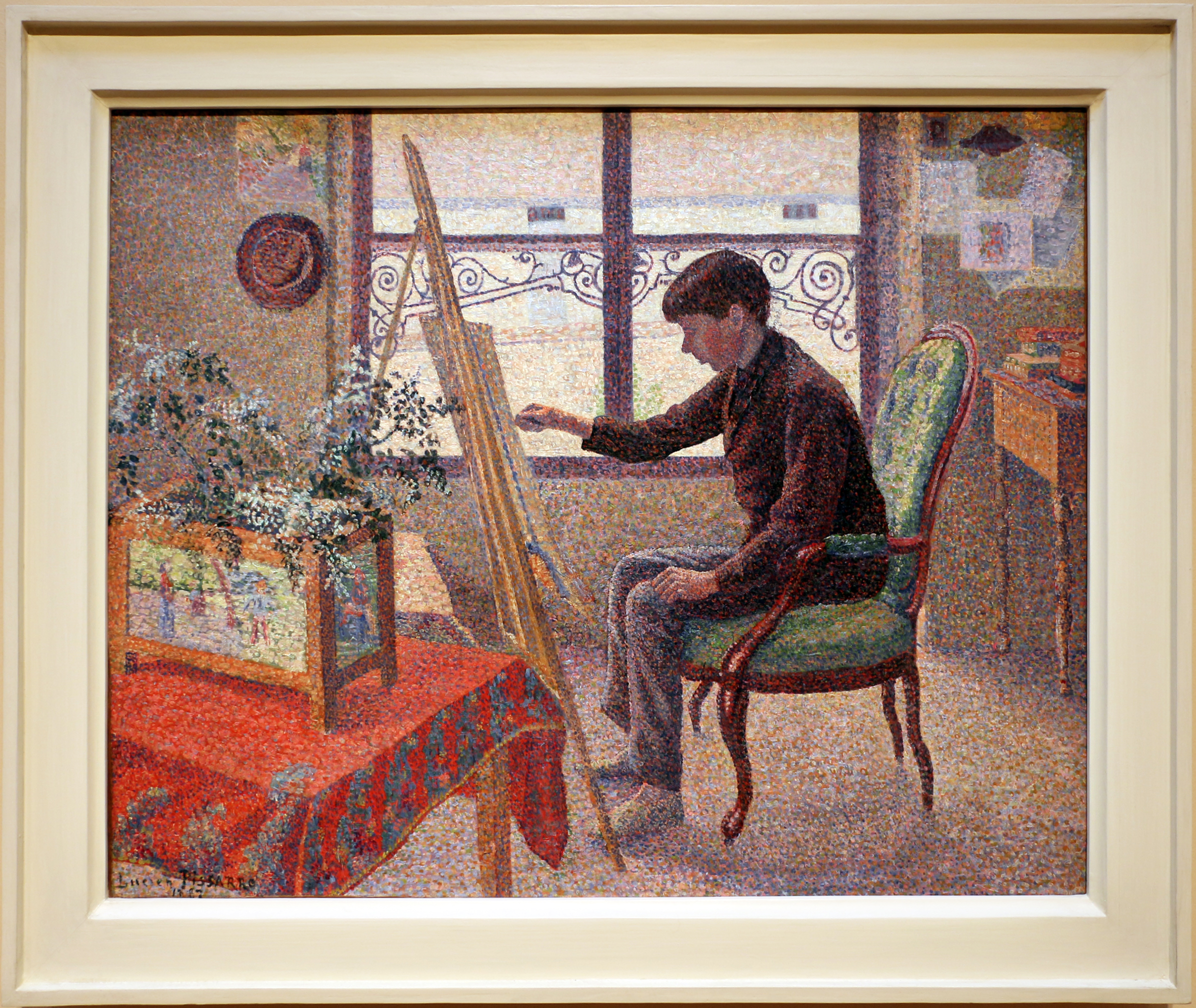 Interno dello studio (1887) Lucien Pissarro tablo - Dekolata