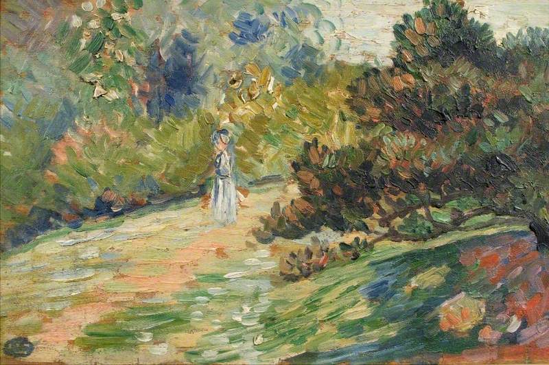 Kew Gardens, London (1892) Lucien Pissarro tablo - Dekolata
